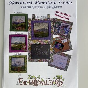 Northwest Mountain Scenes Quilting Pattern By Enchanted Valley Arts